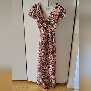 High low Faux Wrap Dress